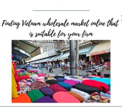 Finding Vietnam wholesale market online that is suitable for your firm