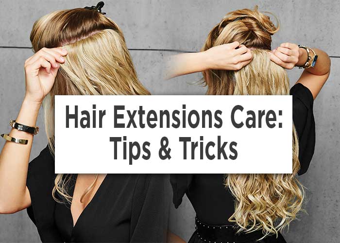 What products should I use when doing hair extensions care