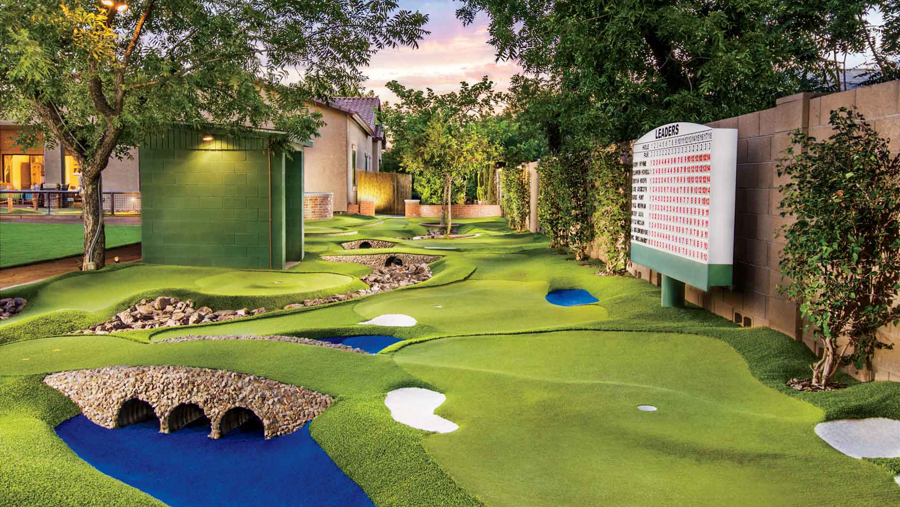 Thiết kế sân vườn Golf kiểu Mỹ