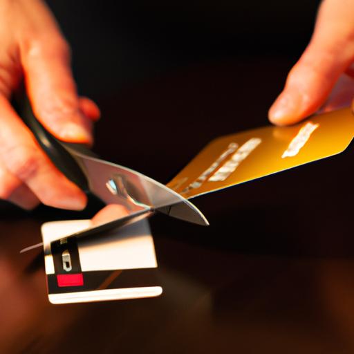 A person taking steps to manage their consumer credit card debt.