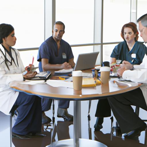 Effective healthcare management involves interdepartmental communication and collaboration