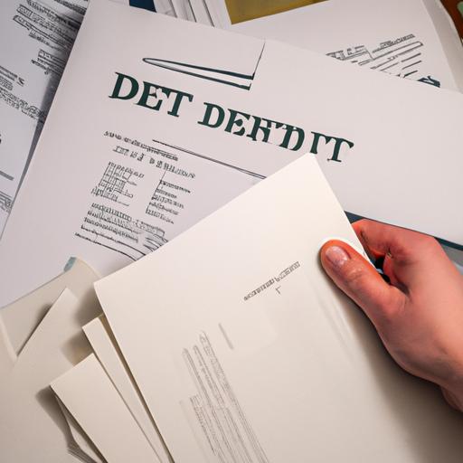 A person diligently organizing their debt documents as part of the debt consolidation process in New York.