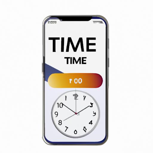 A time clock app interface on a smartphone makes it easy for employees to clock in and out.